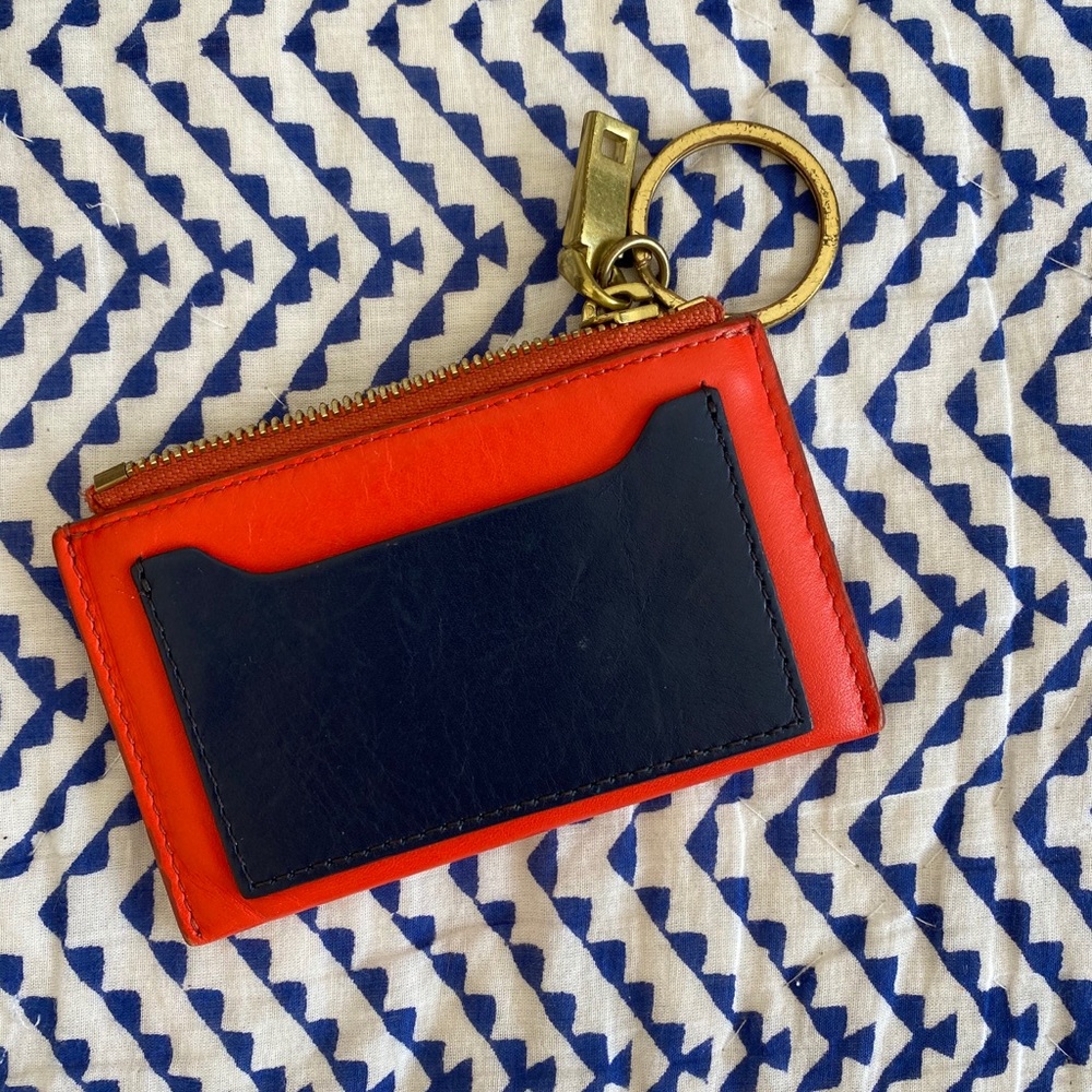 Jcrew keychain coin purse